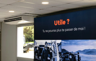 équipement d'un hall de vente
